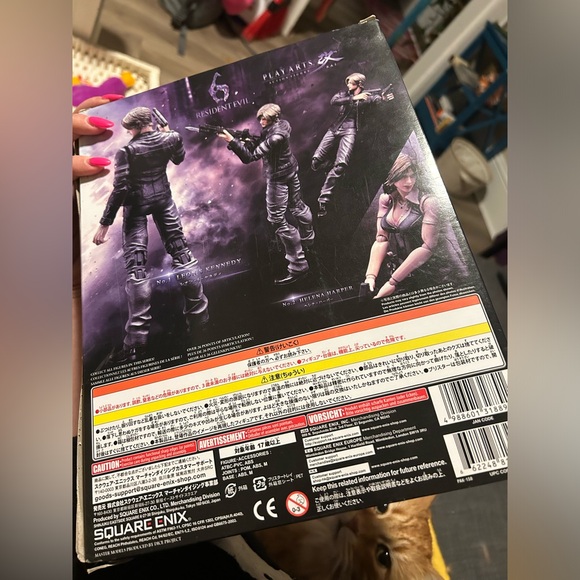 Play Arts Kai Leon S Kennedy Figure Resident Evil 6 Square Enix - Picture 3 of 3